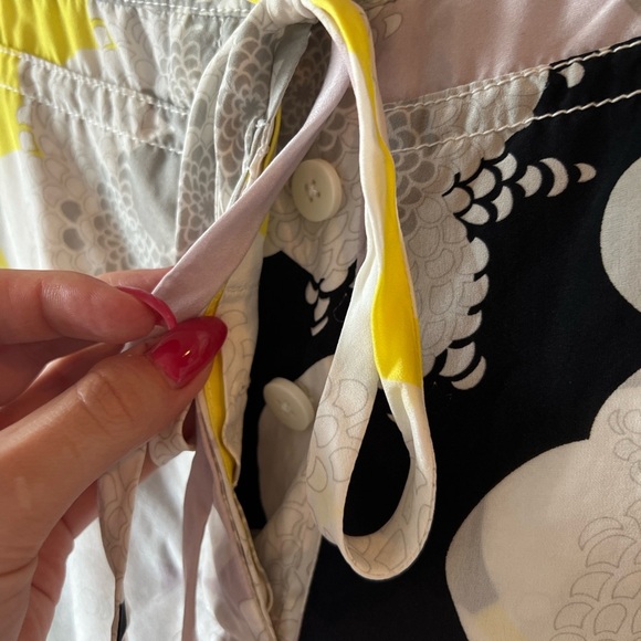Diane von Furstenberg Floral Silk Shorts 2 - Picture 16 of 16